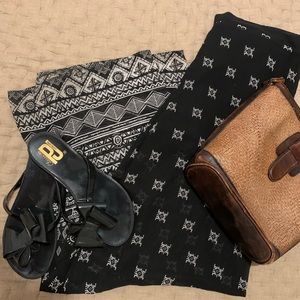 Sheer Wide Leg Boutique Pants with built in shorts